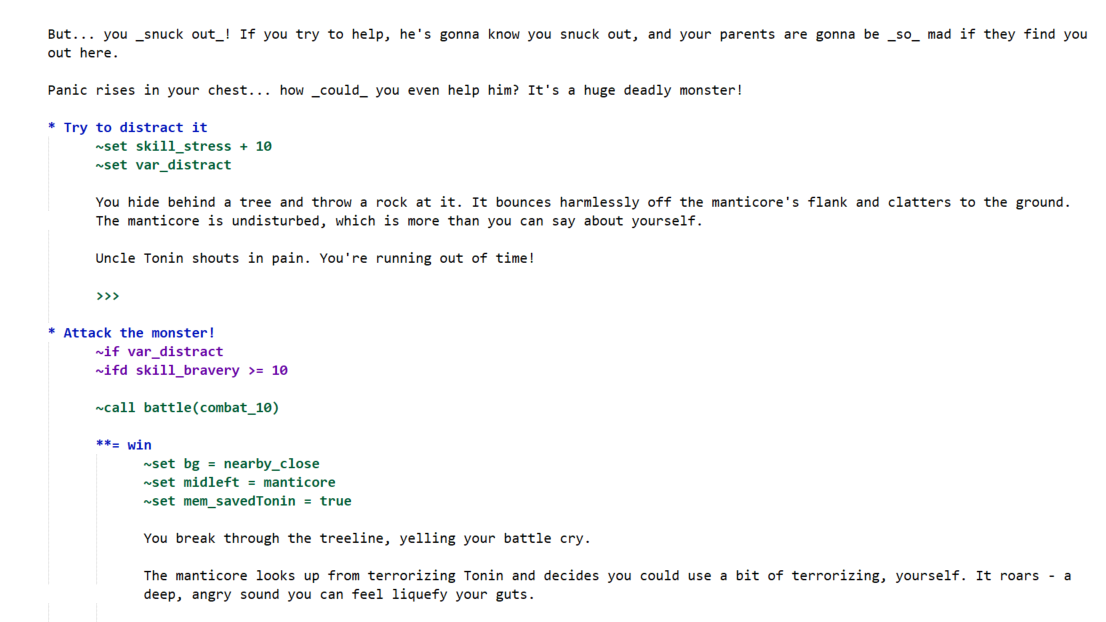 Example of Exoscript